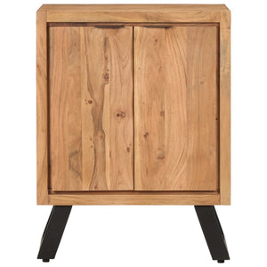 vidaXL Sideboard with 2 Doors 55x36x72 cm Solid Wood Acacia