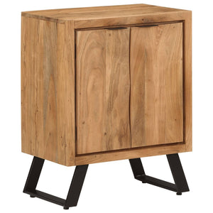 vidaXL Sideboard with 2 Doors 55x36x72 cm Solid Wood Acacia