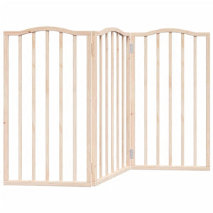 vidaXL Dog Gate Foldable 3 Panels 150 cm Poplar Wood