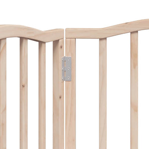 vidaXL Dog Gate Foldable 3 Panels 150 cm Poplar Wood