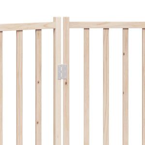 vidaXL Dog Gate Foldable 2 Panels 160 cm Solid Wood Fir