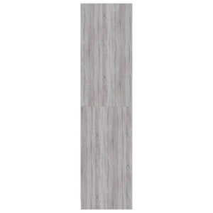 vidaXL Wardrobe Grey Sonoma 100x50x200 cm Engineered Wood