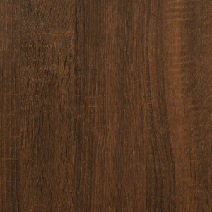 vidaXL Wardrobe Brown Oak 100x50x200 cm Engineered Wood