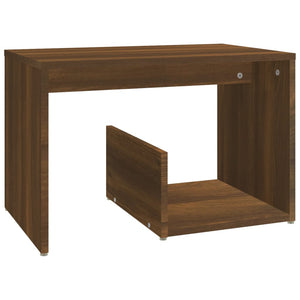 vidaXL Side Table Brown Oak 59x36x38 cm Engineered Wood