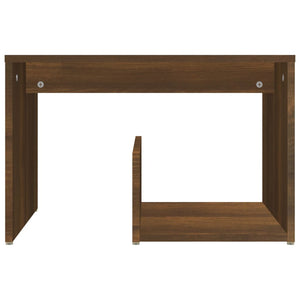 vidaXL Side Table Brown Oak 59x36x38 cm Engineered Wood