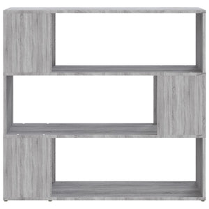 vidaXL Book Cabinet/Room Divider Grey Sonoma 100x24x94 cm