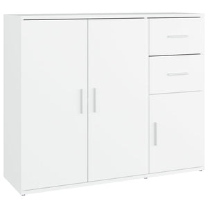 vidaXL Sideboard White 91x29.5x75 cm Engineered Wood