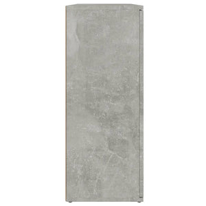 vidaXL Sideboard Concrete Grey 91x29.5x75 cm Engineered Wood