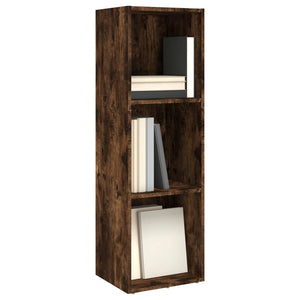 vidaXL Book Cabinet/TV Cabinet Smoked Oak 36x30x114 cm Engineered Wood