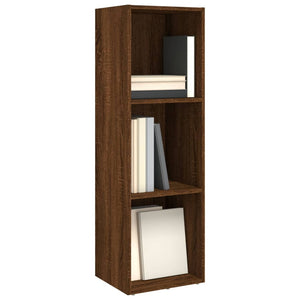 vidaXL Book Cabinet/TV Cabinet Brown Oak 36x30x114 cm Engineered Wood