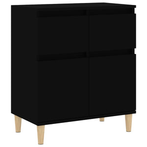 vidaXL Sideboard Black 60x35x70 cm Engineered Wood