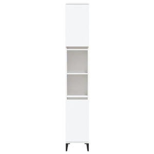 vidaXL Bathroom Cabinet White 30x30x190 cm Engineered Wood