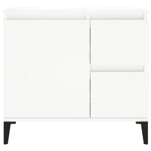 vidaXL Bathroom Cabinet White 65x33x60 cm Engineered Wood