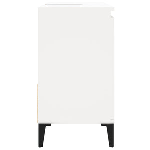 vidaXL Bathroom Cabinet White 65x33x60 cm Engineered Wood