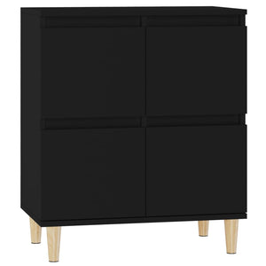 vidaXL Sideboard Black 60x35x70 cm Engineered Wood