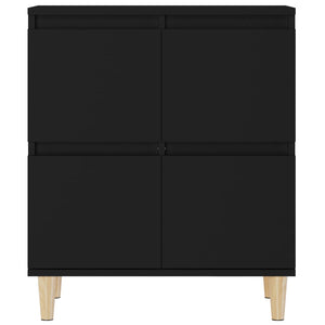 vidaXL Sideboard Black 60x35x70 cm Engineered Wood