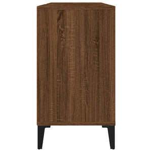 vidaXL Sink Cabinet Brown Oak 80x33x60 cm Engineered Wood