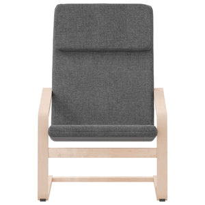 vidaXL Relaxing Chair Dark Grey Fabric