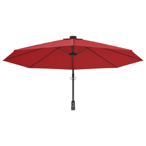 vidaXL Wall-mounted Parasol Bright Red 290 cm