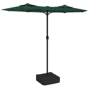 vidaXL Double-Head Parasol Green 316x240 cm