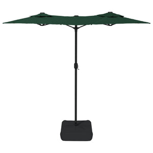 vidaXL Double-Head Parasol Green 316x240 cm