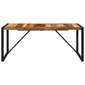 vidaXL Dining Table 175x90x76 cm Solid Wood Reclaimed