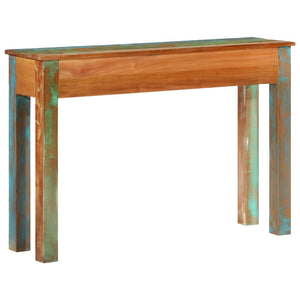 vidaXL Console Table 110x30x75 cm Solid Wood Reclaimed