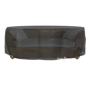 vidaXL Island Lounge Cover 8 Eyelets Ø188x50 cm Round