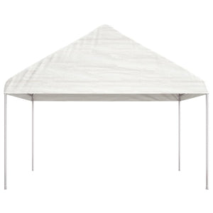 vidaXL Gazebo with Roof White 11.15x4.08x3.22 m Polyethylene