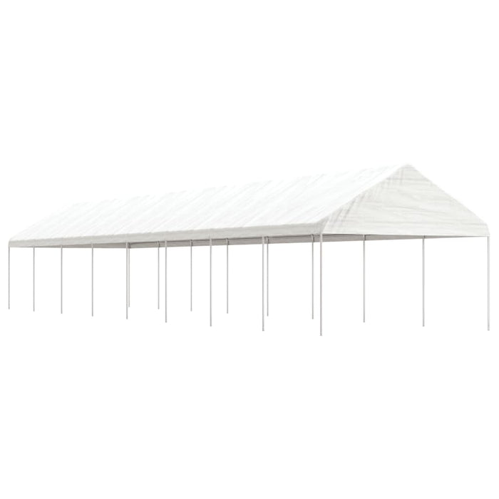 vidaXL Gazebo with Roof White 17.84x4.08x3.22 m Polyethylene