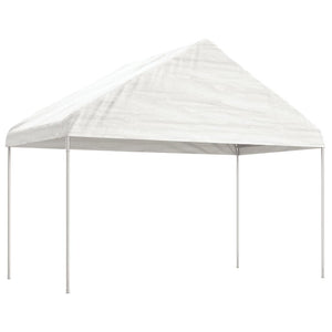 vidaXL Gazebo with Roof White 17.84x4.08x3.22 m Polyethylene