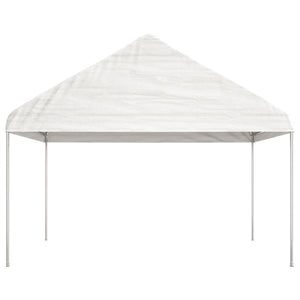 vidaXL Gazebo with Roof White 17.84x4.08x3.22 m Polyethylene