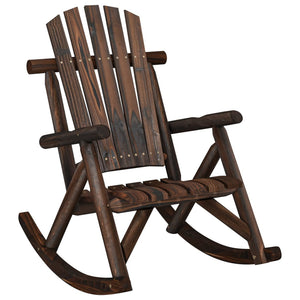 vidaXL Garden Rocking Chair 69x96x101 cm Solid Wood Spruce