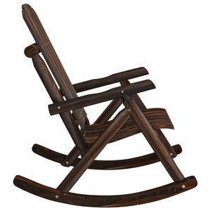 vidaXL Garden Rocking Chair 69x96x101 cm Solid Wood Spruce