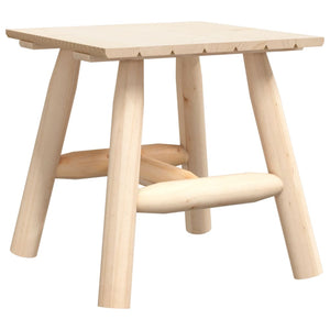 vidaXL Side Table 49x49x50 cm Solid Wood Spruce