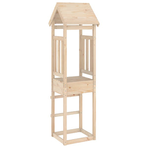 vidaXL Play Tower 52.5x46.5x206.5 cm Solid Wood Pine