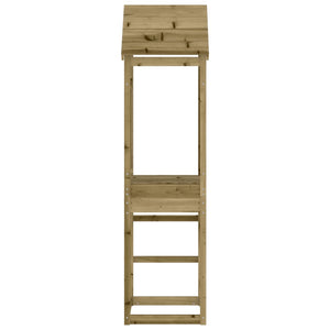 vidaXL Play Tower 52.5x46.5x206.5 cm Impregnated Wood Pine