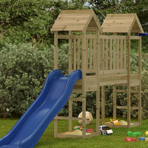 vidaXL Play Tower 53x46.5x194 cm Impregnated Wood Pine