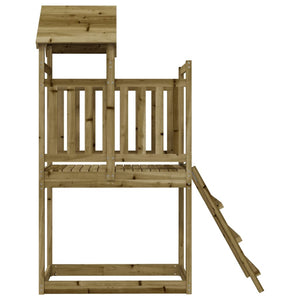 vidaXL Outdoor Playset 53x110x214 cm Impregnated Wood Pine