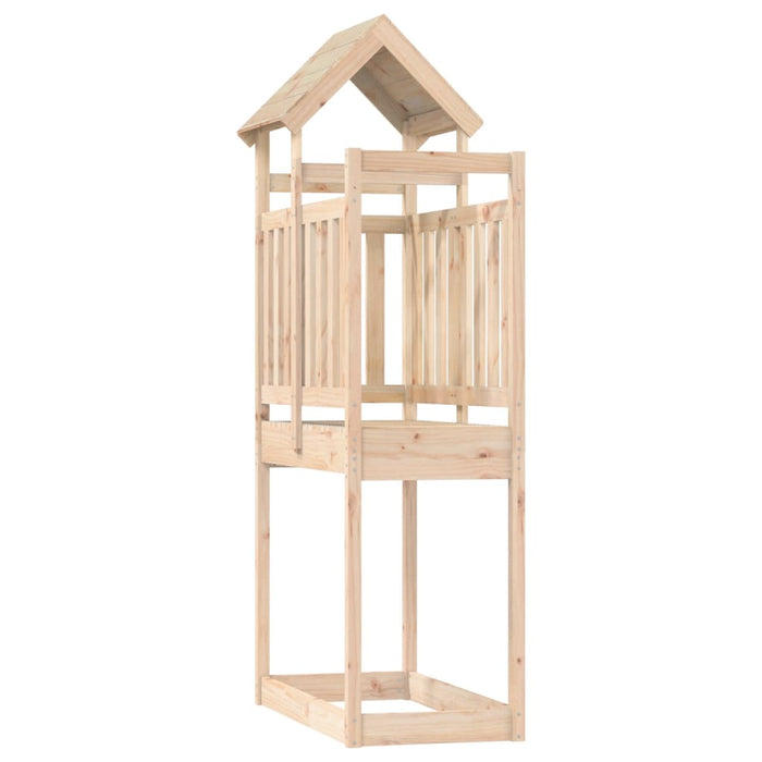 vidaXL Play Tower 52.5x110.5x214 cm Solid Wood Pine