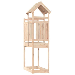 vidaXL Play Tower 52.5x110.5x214 cm Solid Wood Pine