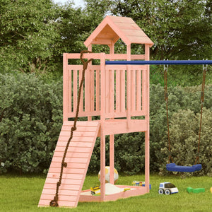 vidaXL Play Tower 52.5x110.5x214 cm Solid Wood Douglas