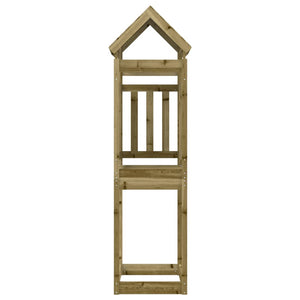 vidaXL Play Tower 52.5x110.5x214 cm Impregnated Wood Pine