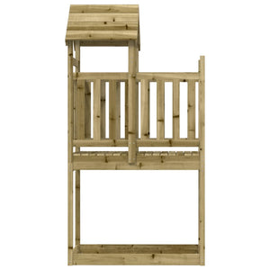 vidaXL Play Tower 52.5x110.5x214 cm Impregnated Wood Pine