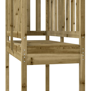 vidaXL Play Tower 52.5x110.5x214 cm Impregnated Wood Pine