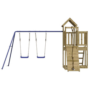 vidaXL Outdoor Playset  Impregnated Wood Pine