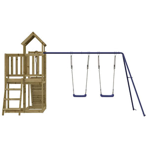 vidaXL Outdoor Playset  Impregnated Wood Pine