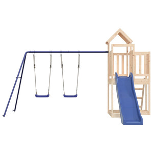 vidaXL Outdoor Playset Solid Wood Pine