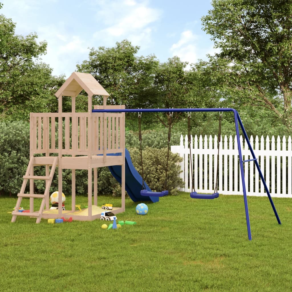 vidaXL Outdoor Playset Solid Wood Pine