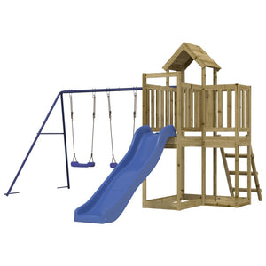 vidaXL Outdoor Playset Impregnated Wood Pine